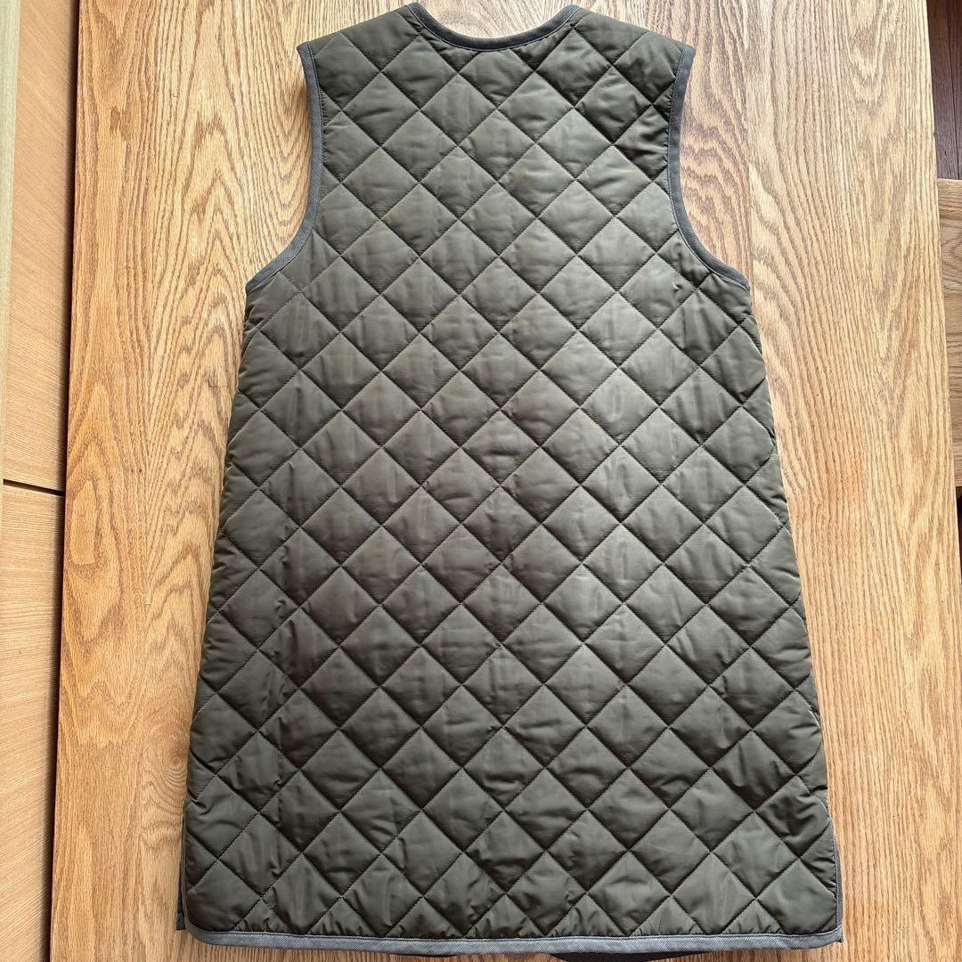 OUR ロング丈のキルティングベスト