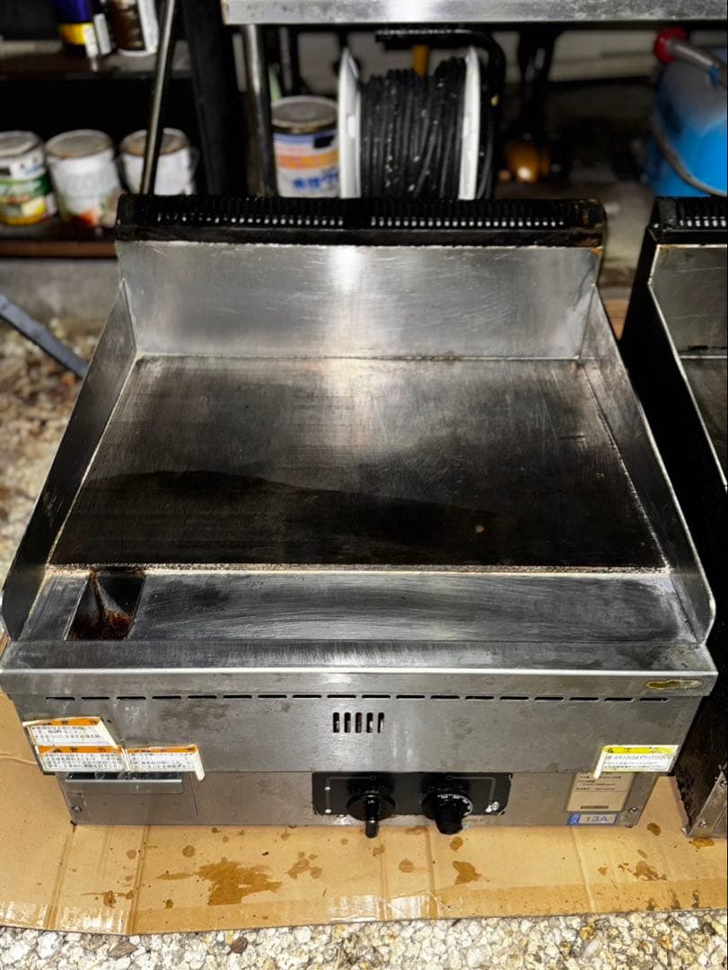 タニコー 業務用ガスグリドル TGG-60N 都市ガス13A