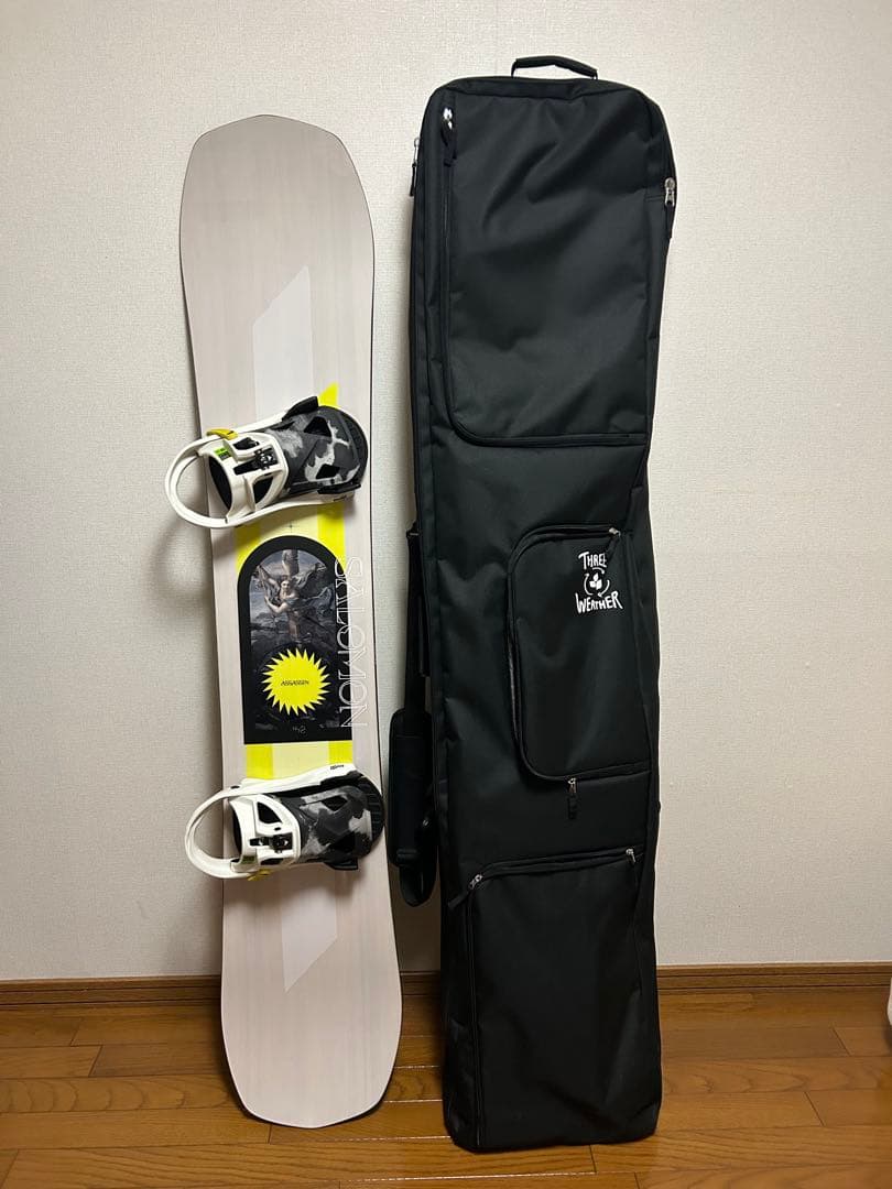 SALOMON ステップオンスノーボード バインディング付き ボードバッグ付き