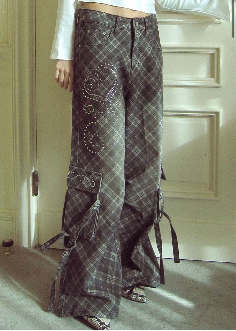 パンツ PELLICULE twinkle loop pants