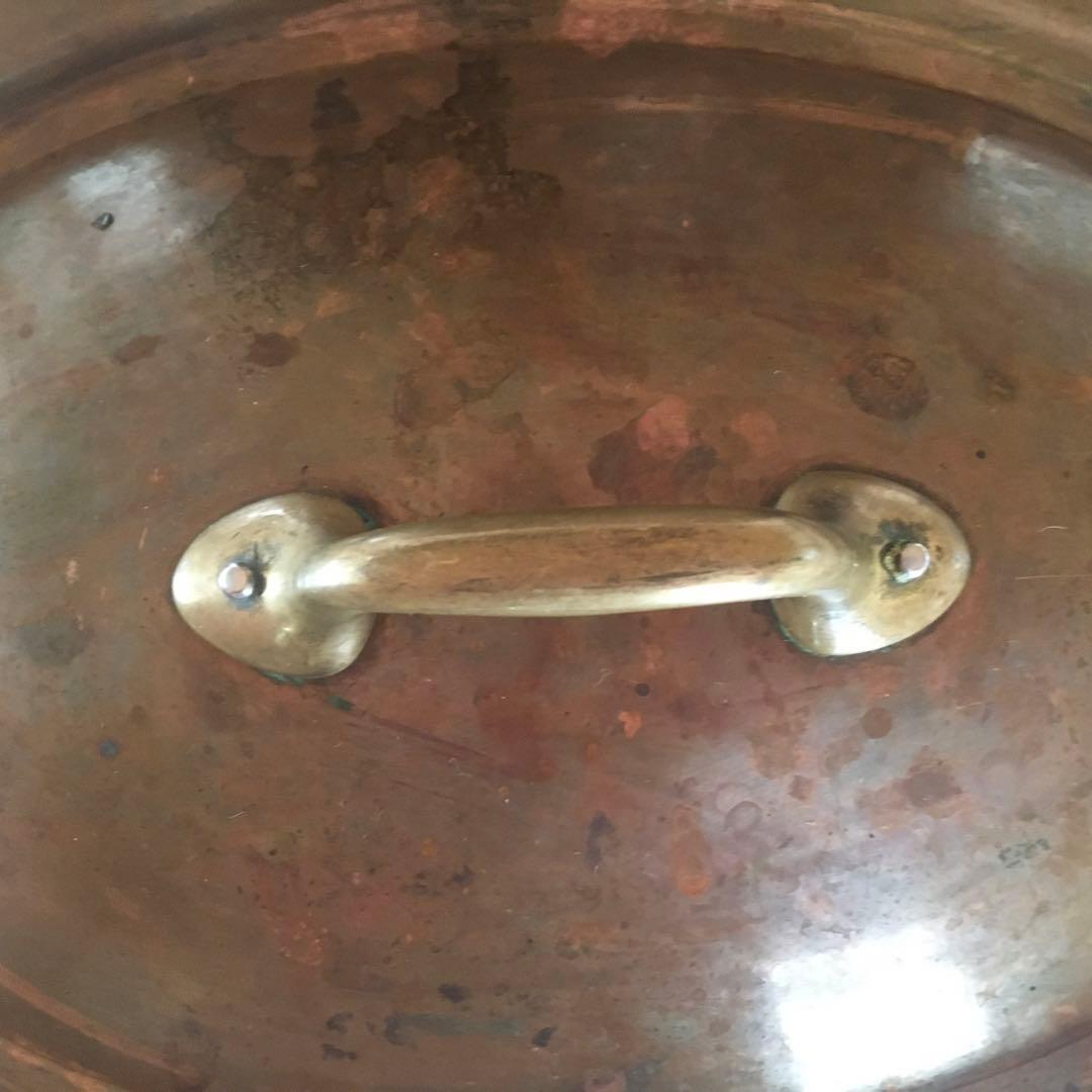 銅鍋 フランス製 Mauviel ムヴィエール オーバル　ステンレス張り