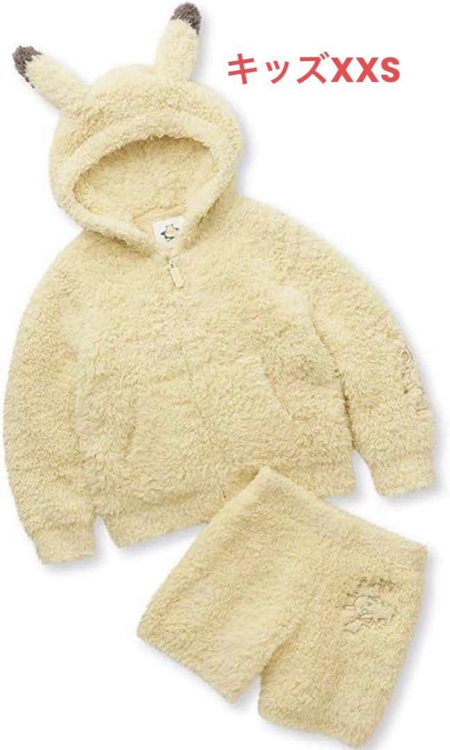 未開封XXS【キッズ】ジェラート ピカチュウパーカ&ショートパンツセット