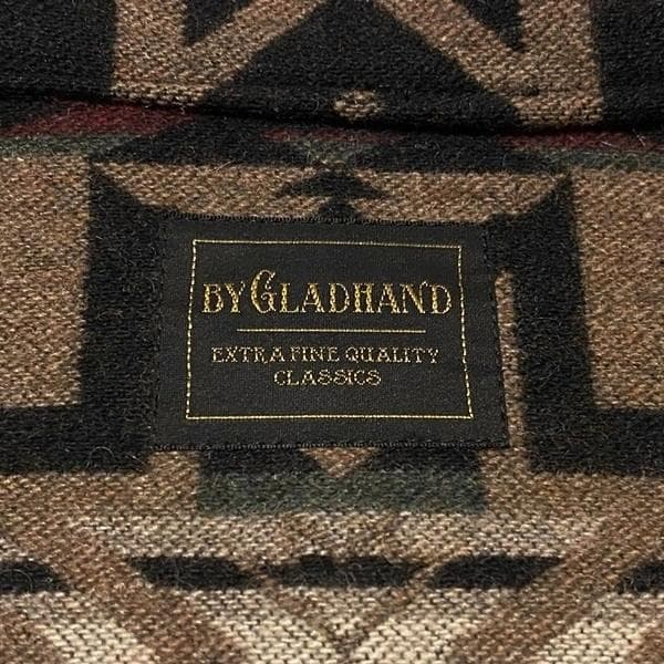 美品 定価54780円 GLADHAND ネイティブパターンジャケットブラックL