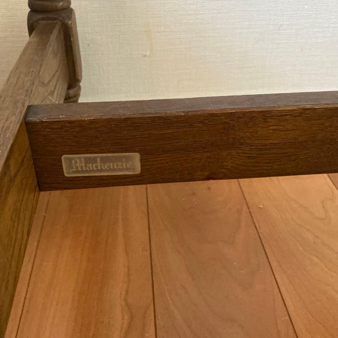 【 ヨーロピアン 天然木 ライティングデスク 】