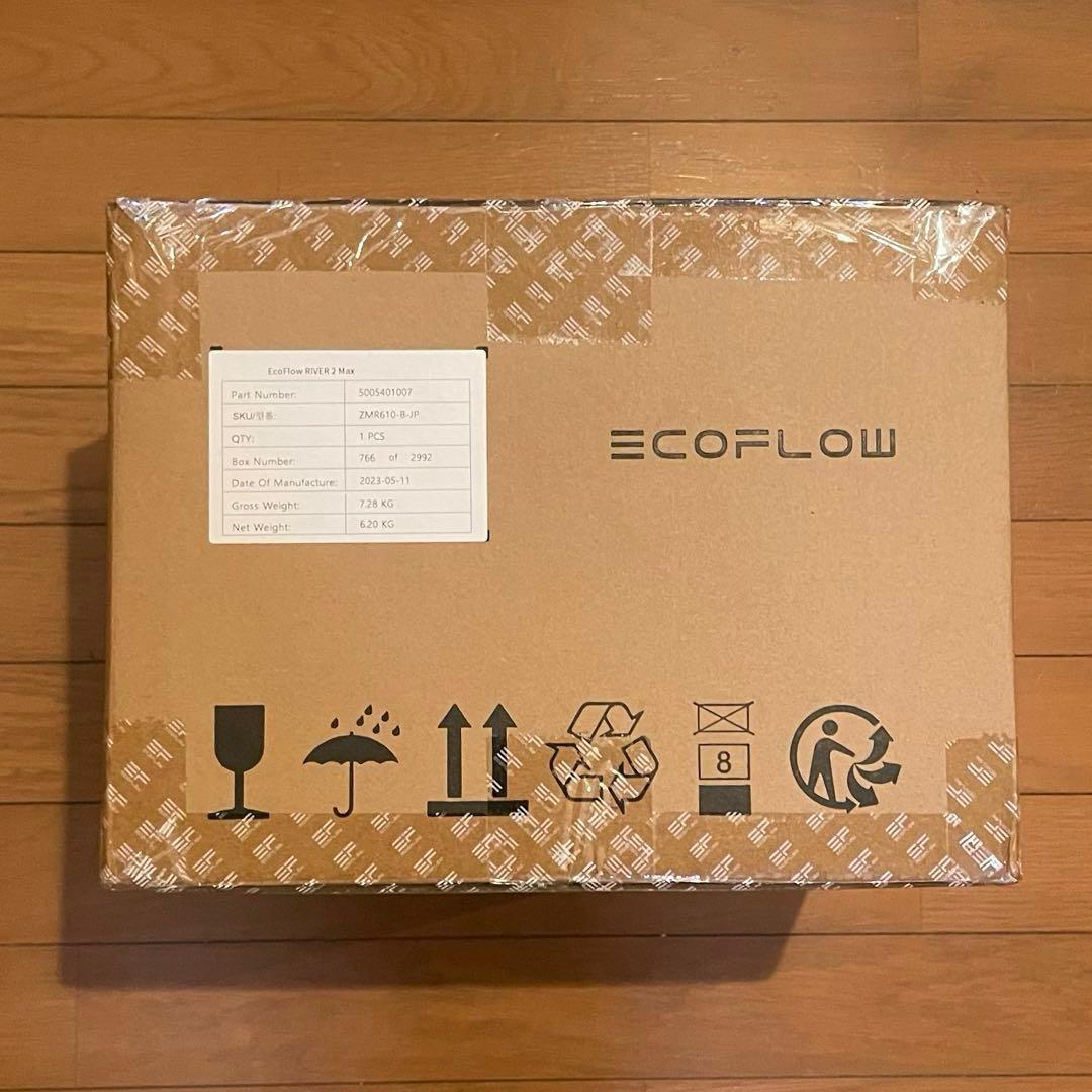 値下げ 新品 ポータブル電源 EcoFlow  2 Max 512Wh