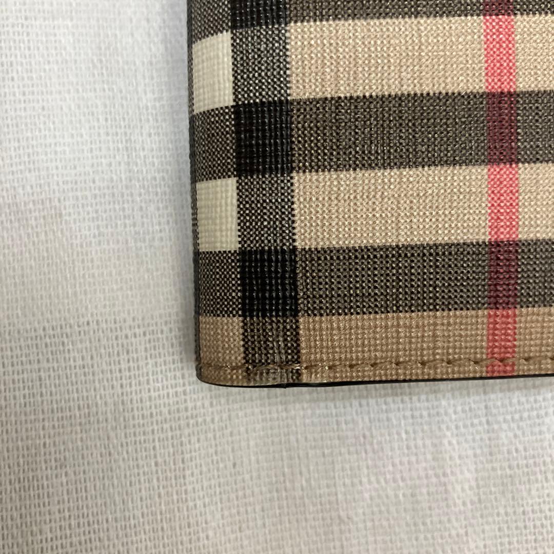 BURBERRY/二つ折り財布/バーバリー/ベージュ/財布/ノバチェック/美品