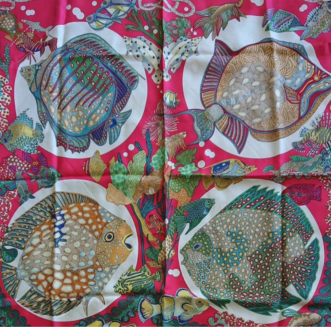 エルメス スカーフ　カレ　深海