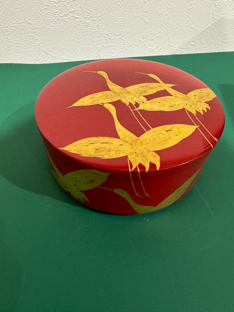 山田平安堂　平安堂　翔鶴　2段重　重箱　美品