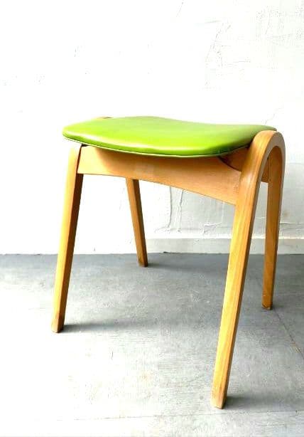 ☆美品☆秋田木工 スタッキングスツール #剣持勇 柳宗理 椅子希少