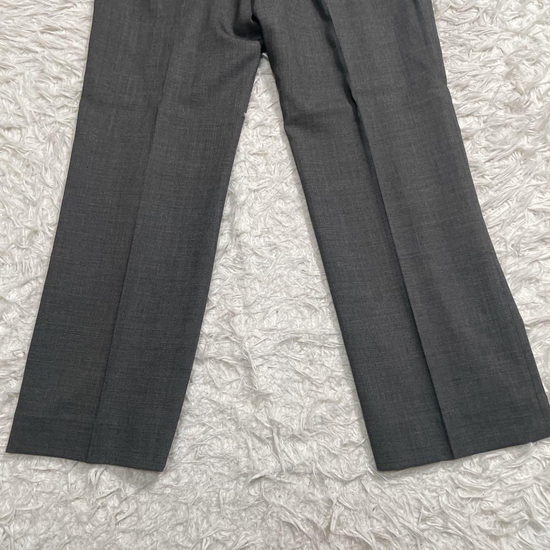 シルク混　アクアスキュータム　パンツスーツ　グレー　13 XL