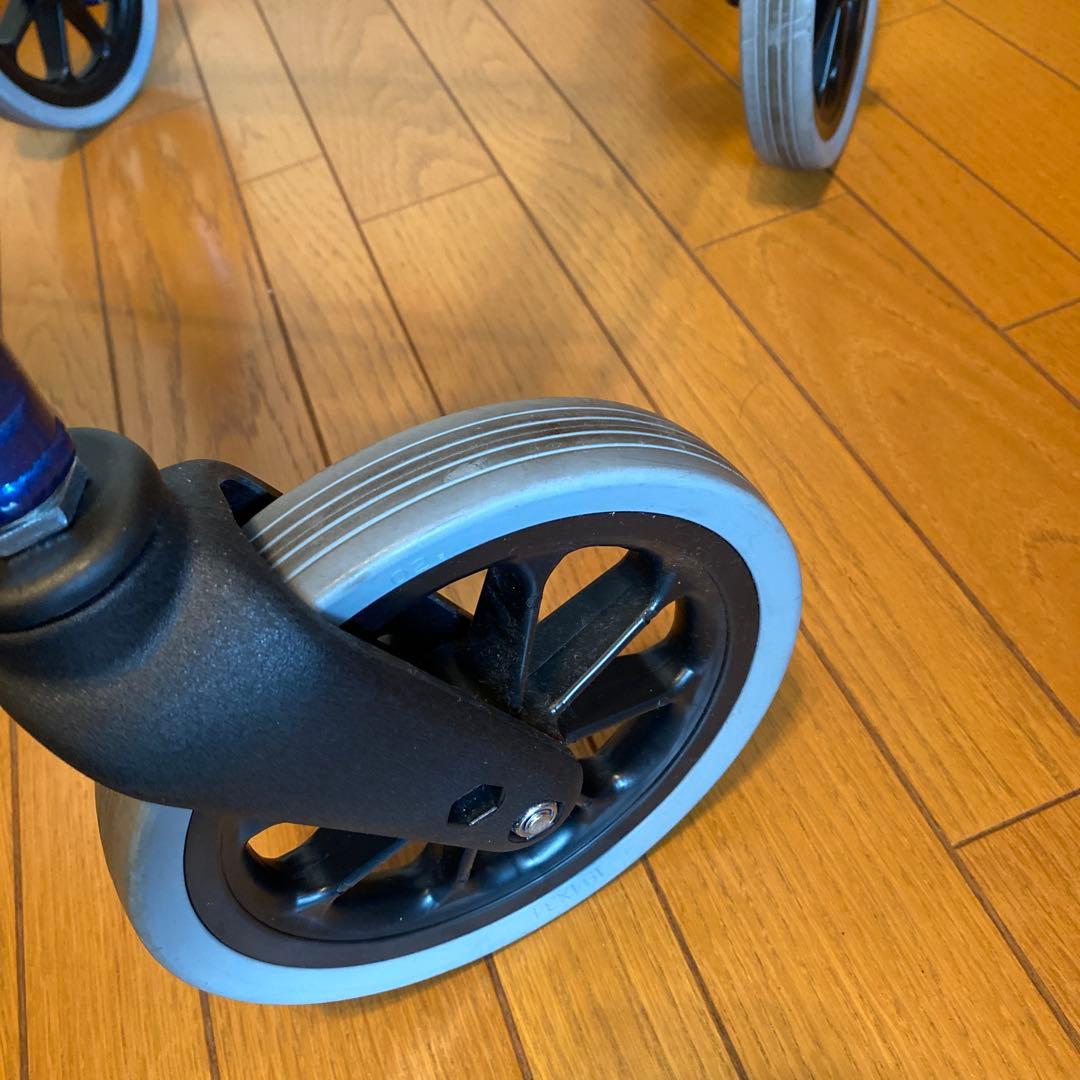 歩行器 竹虎ハッピーII NB ブルーメタリック