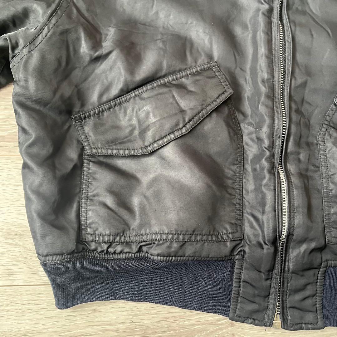 田中シェン着用 scott CWU-RジャケットMA-1フライトジャケット 黒