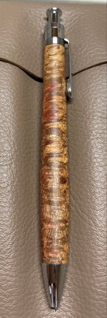 工房楔　花梨紅白　花梨瘤　アンボイナ　ボールペン ルーチェペン　未使用品