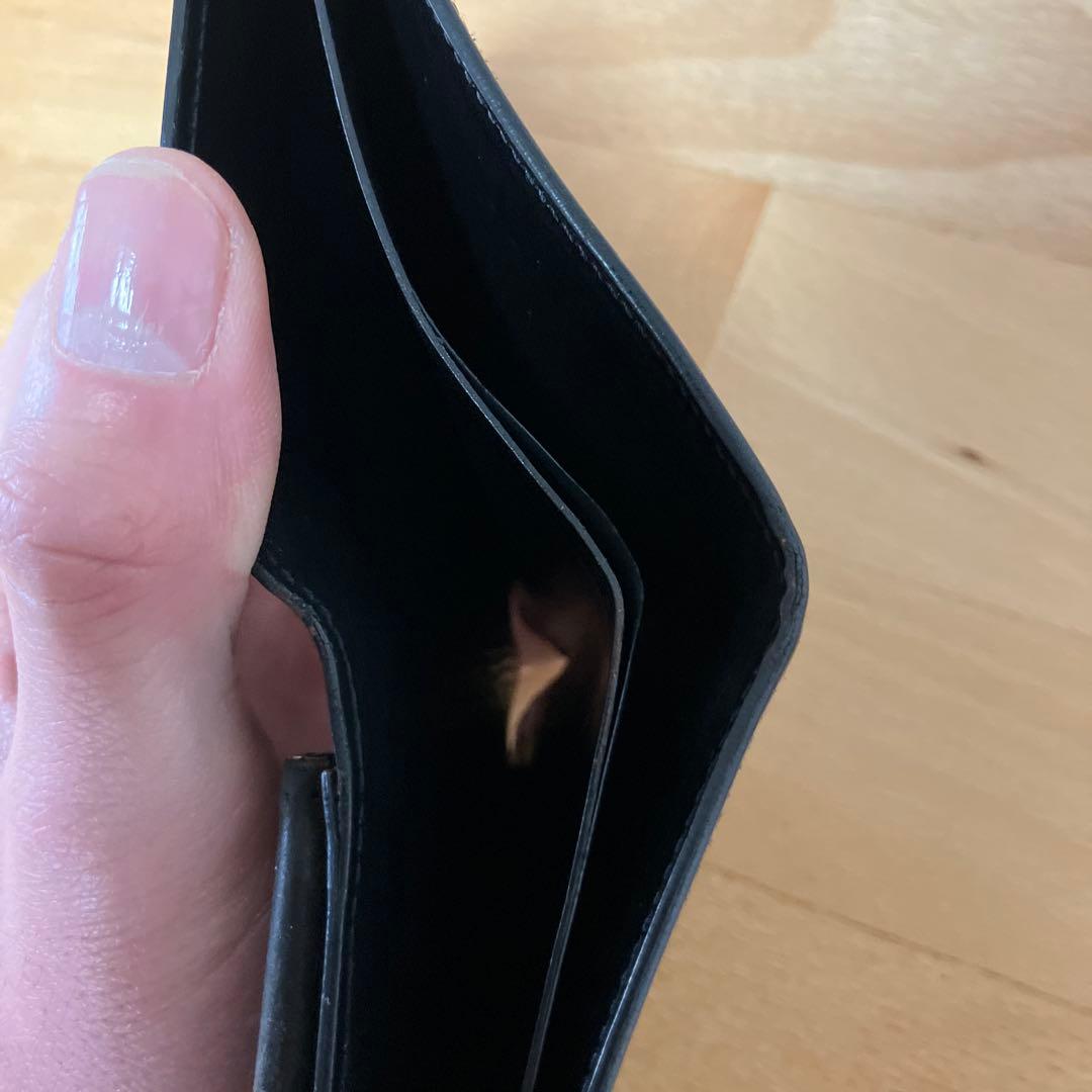 ココマイスター　シェルコードバンジョンブル2つ折り財布