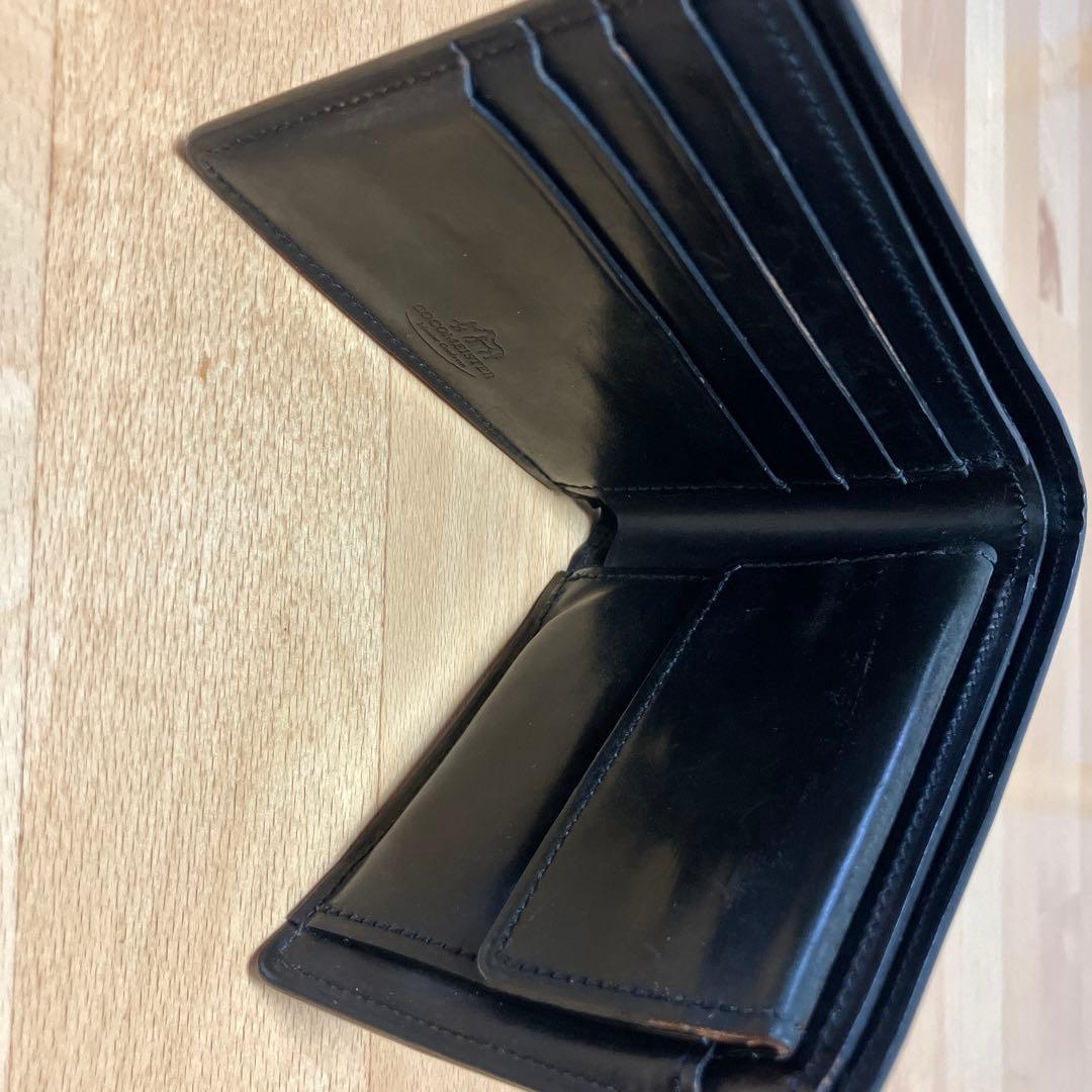 ココマイスター　シェルコードバンジョンブル2つ折り財布