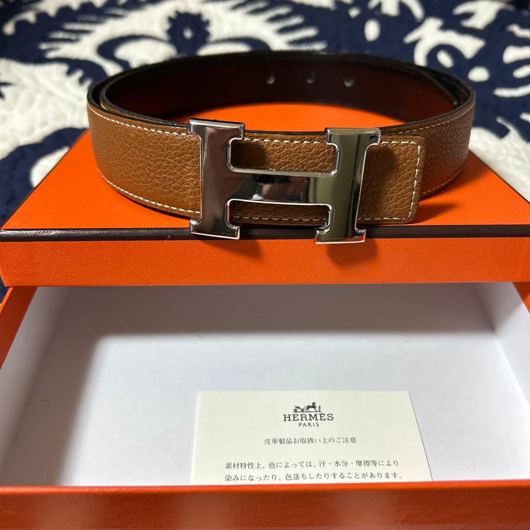 HERMES ／コンスタンス　リバーシブルレザー ベルト