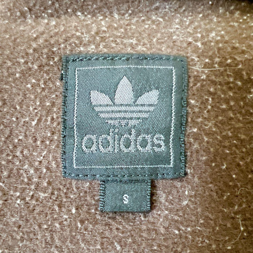 アディダス トラックジャケット ベージュ×ブラウン アースカラー Sサイズ