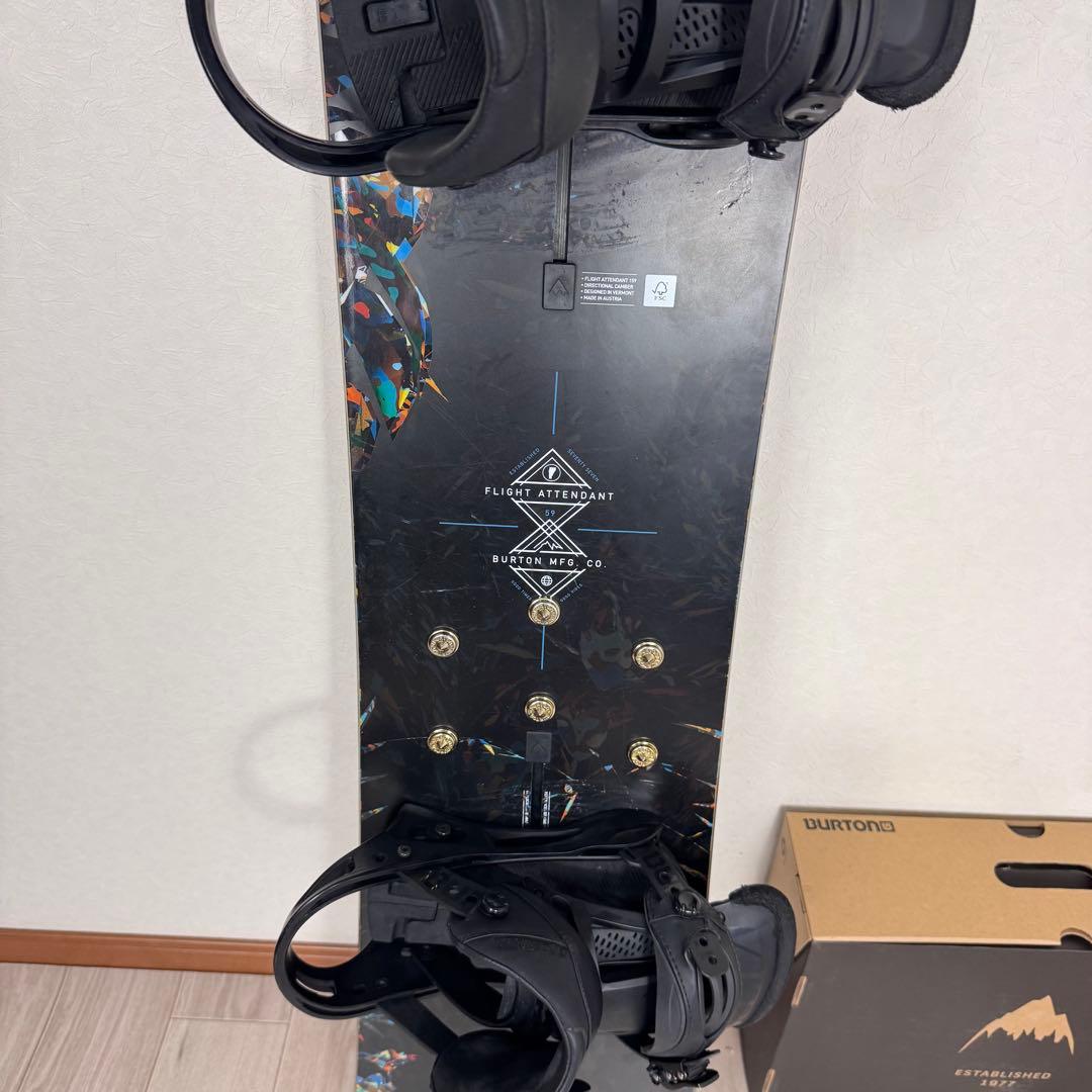 BURTON FLIGHT ATTENDANT 159cm スノーボードセット