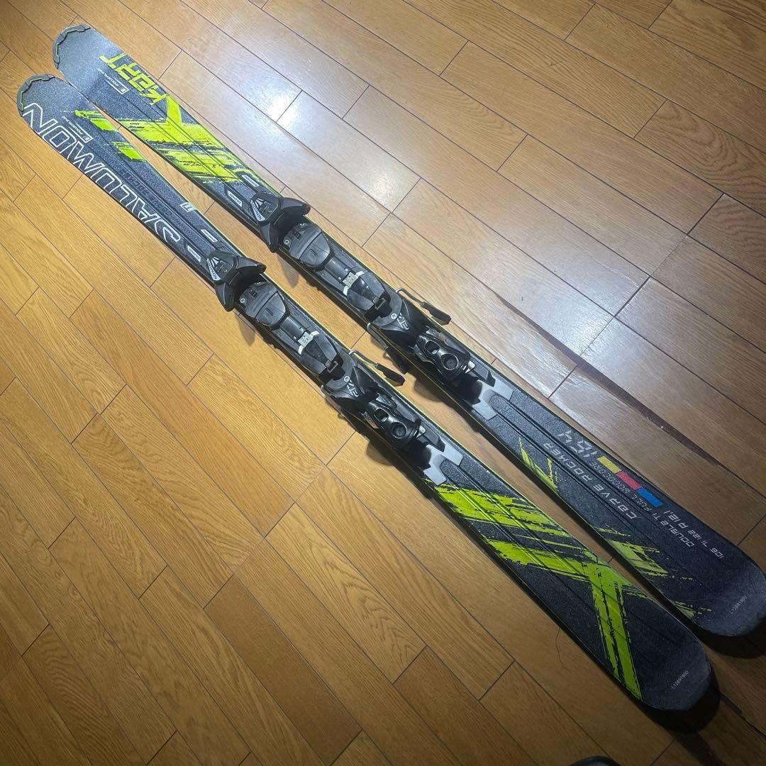 【値下げ】salomonサロモンX-KART164 金具セット　小中回り志向