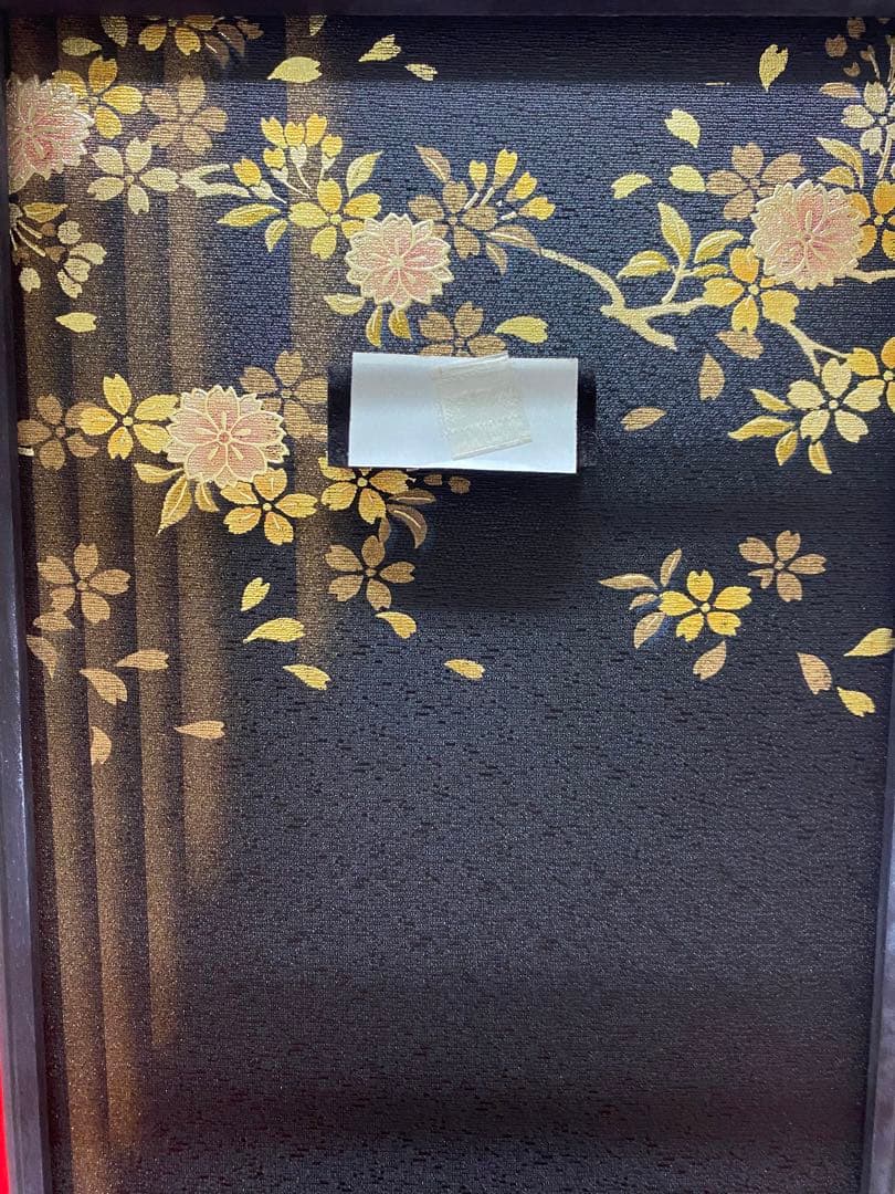 東京久月　羽子板おしどり10号ガラスケース・間口約２５×奥行約２０×高さ約４４㎝