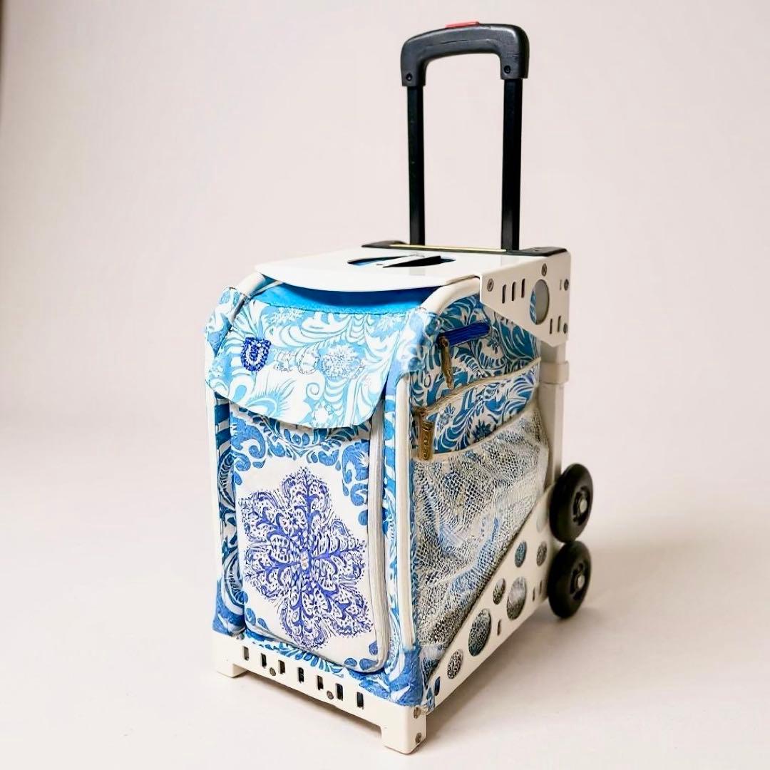 ZUCA ズーカ 座れる キャリーバッグ ホワイトフレーム 女性 女の子向け