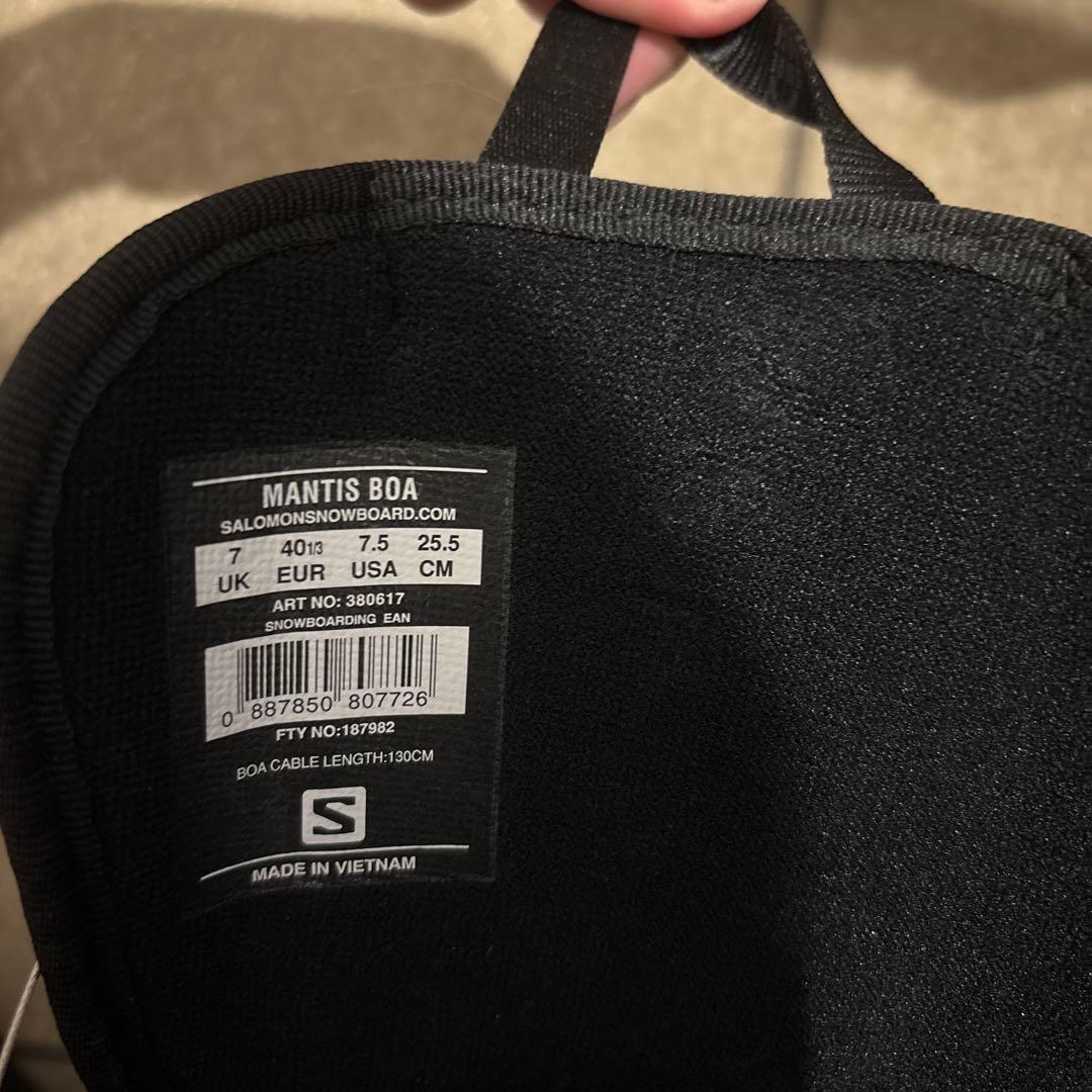 isoiso　Salomon スノボブーツ MANTIS BOA