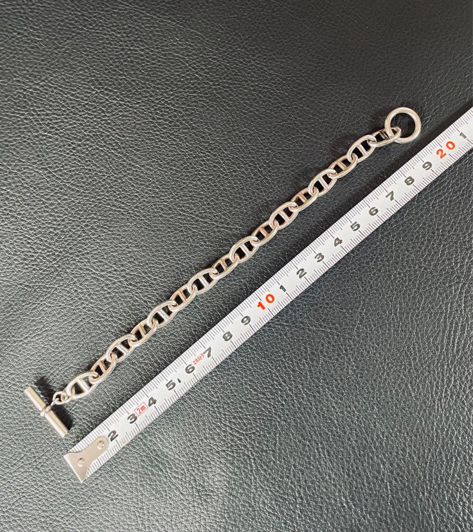ヴィンテージ　vintage アンカーチェーン　鎖　シルバー925 ブレスレット