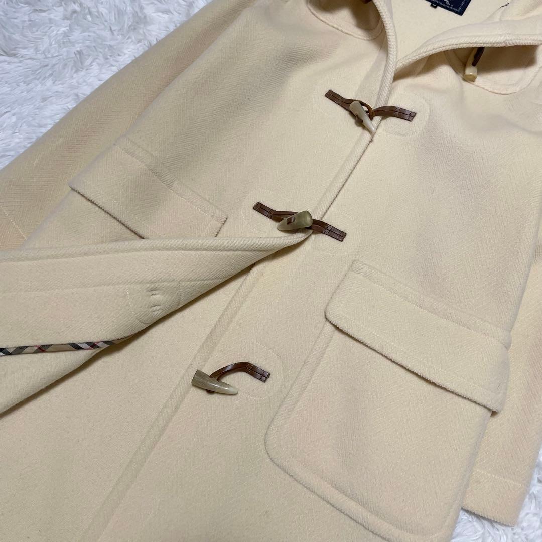 BURBERRY ダッフルコート ヘリンボーン ウール ムーアブルック 水牛