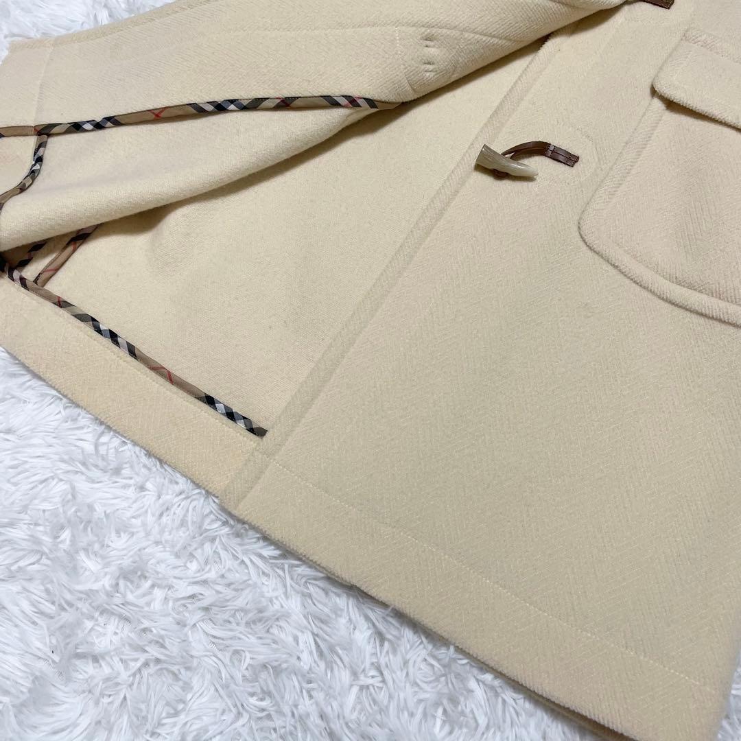 BURBERRY ダッフルコート ヘリンボーン ウール ムーアブルック 水牛