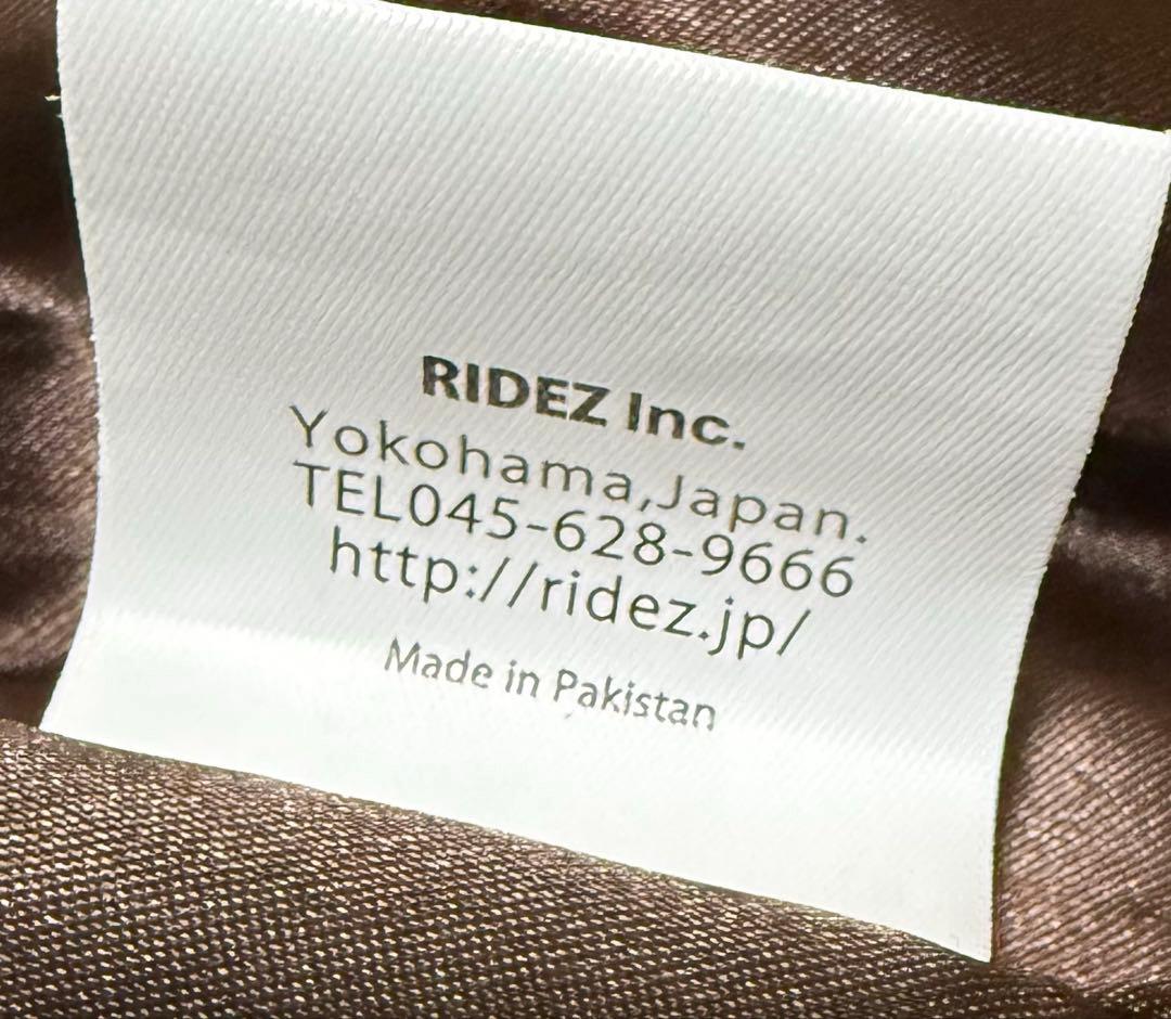 RIDEZ ラムレザー　ライダースジャケット