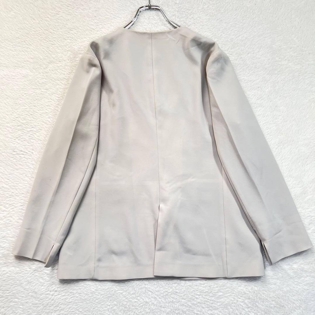 希少✨アオキ レミュー ノーカラー ジャケット パンツスーツ ベージュ 3XL