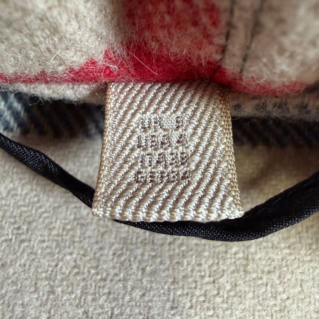 【極美品】バーバリーブリット　ダッフルコート　メガチェック　金ボタン　黒　S