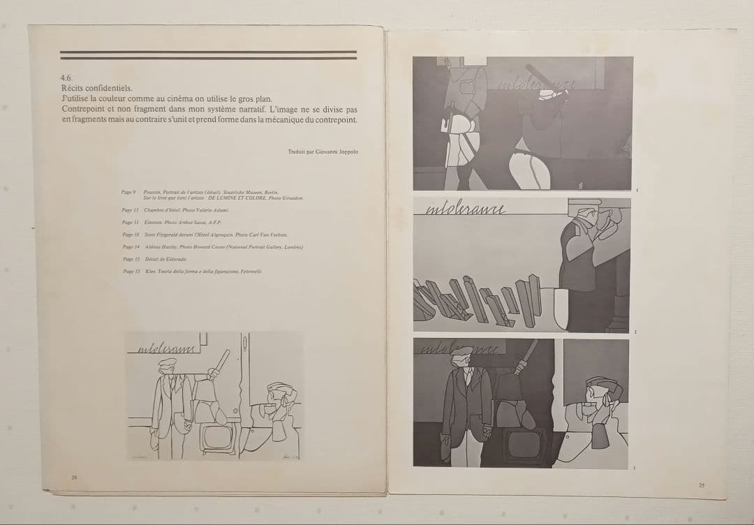 ヴァレリオ・アダミのルミロワール誌第220号1976年リトグラフ3点入 マーグ社