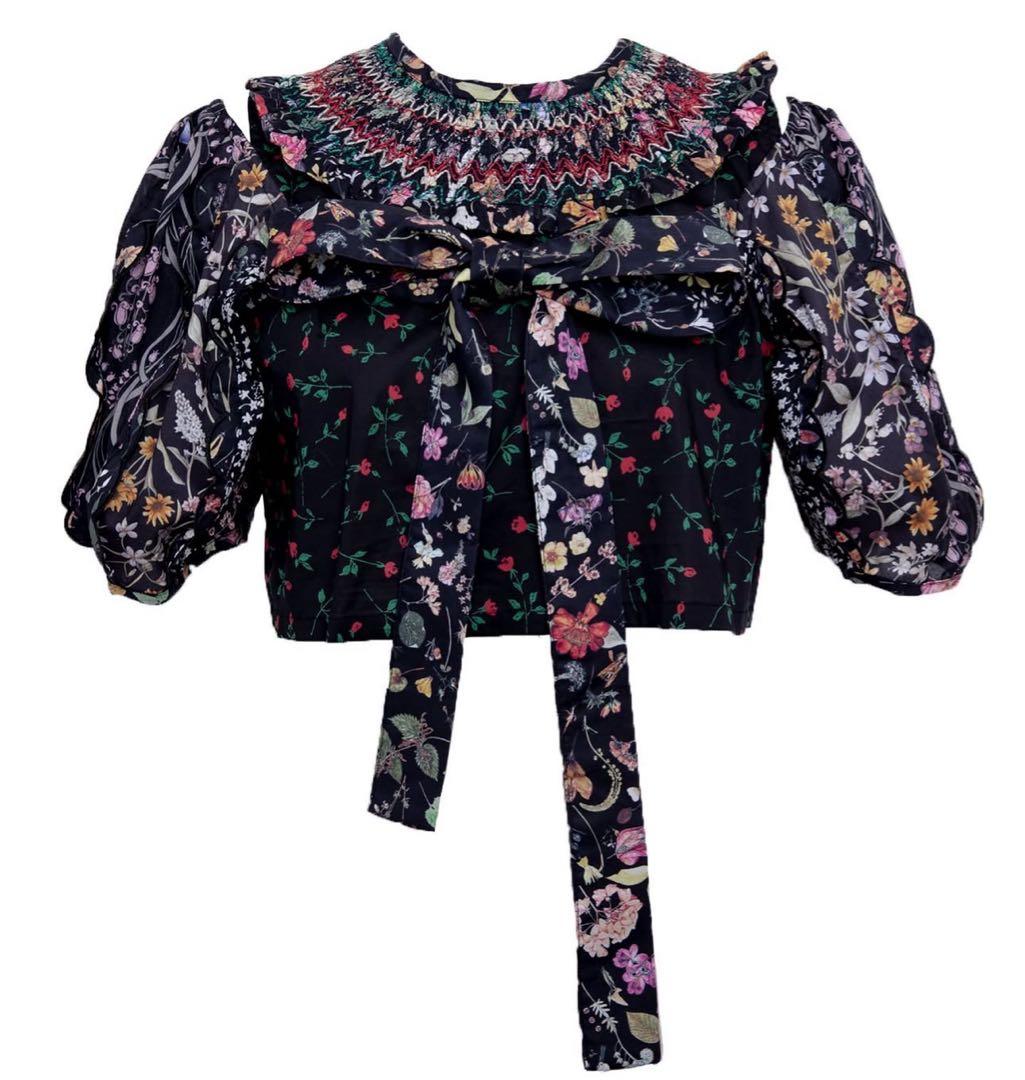 rurumu: 22ss 花柄シャツ