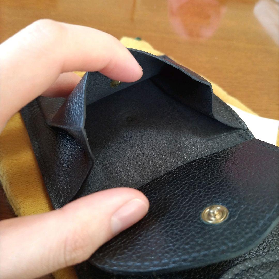 新品 イルビゾンテ 本革 レザー 三つ折り 財布 ウォレット ブラック ネロ