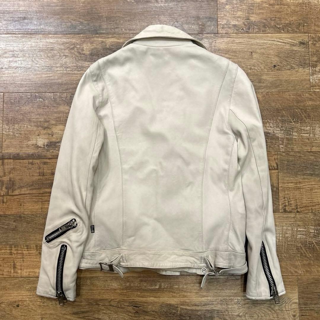 RNA SLANG ダブルライダース ジャケット レザー 羊革