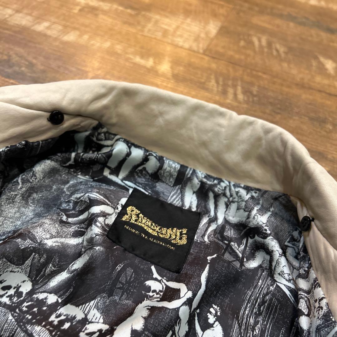 RNA SLANG ダブルライダース ジャケット レザー 羊革