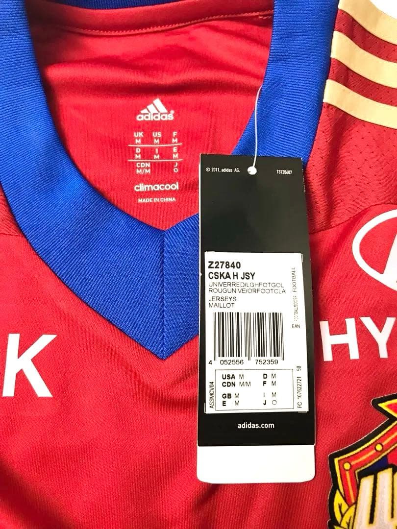 新品 チェスカモスクワ 元サッカー日本代表 本田圭佑選手直筆サイン入ユニフォーム