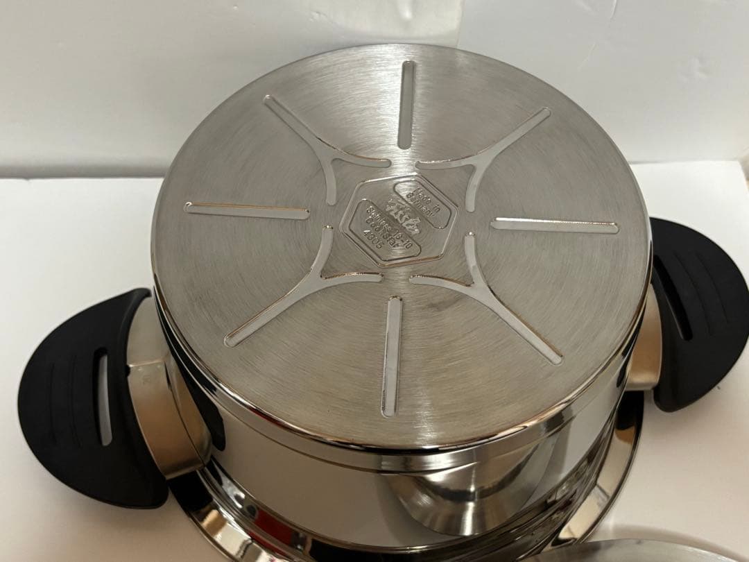 Fissler 両手鍋 20cm 3.2L 黒