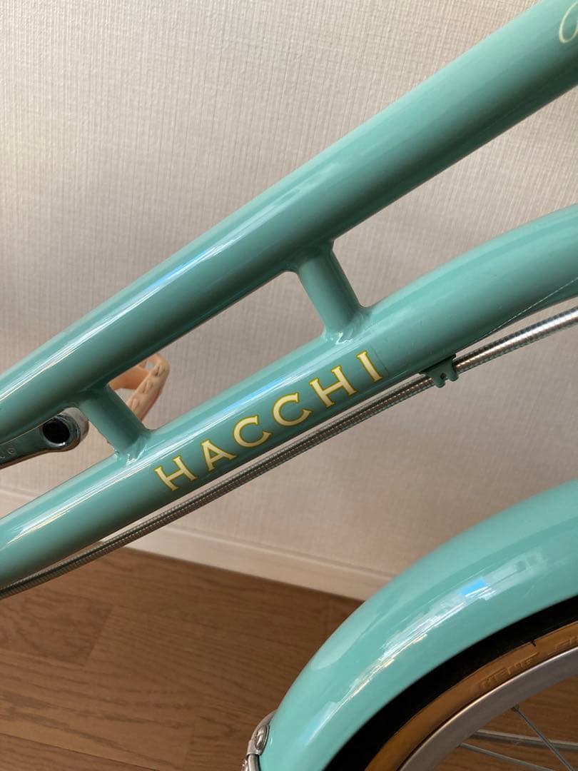 ブリヂストン hacchi 18インチ グリーン ハッチ 子供用自転車 美品