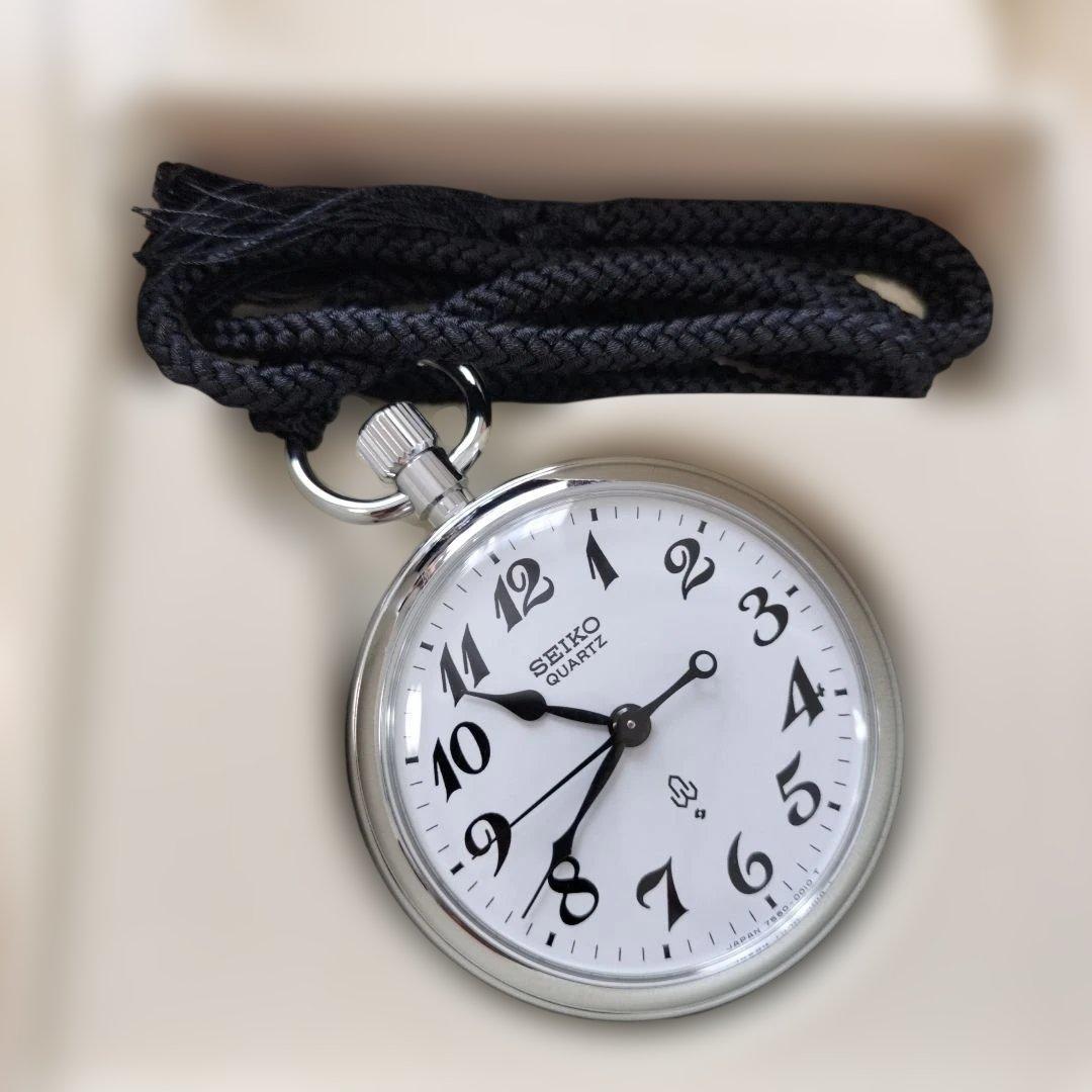 SEIKO WATCH 鉄道時計 シルバー