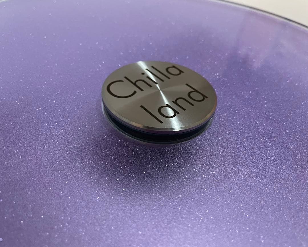 7/27入荷分【新】チンチラ　床置きタイプのサイレント円盤型回し車　パープル