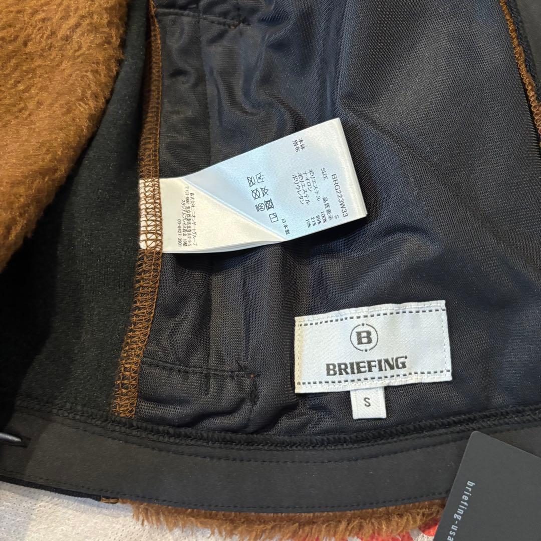 BRIEFING GOLF ボアフリース　ブラウン　レディース　S