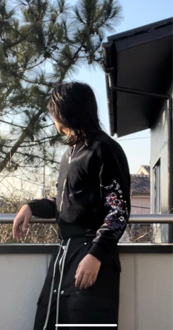 archive ma-1 刺繍jacket 00s black