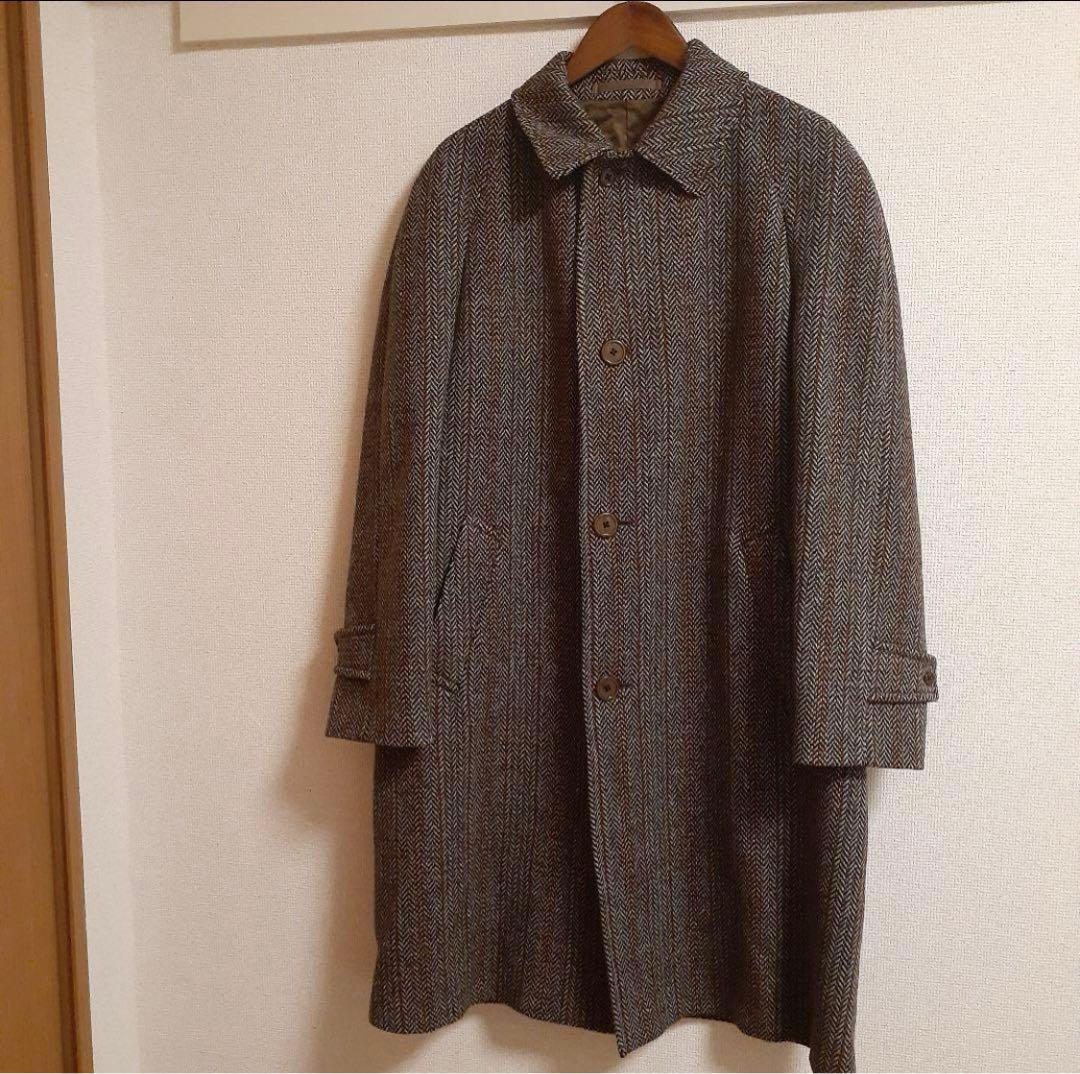 Aquascutum イングランド製　ピュアラムウール　ステンカラーコート