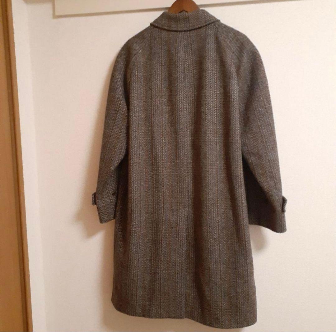 Aquascutum イングランド製　ピュアラムウール　ステンカラーコート