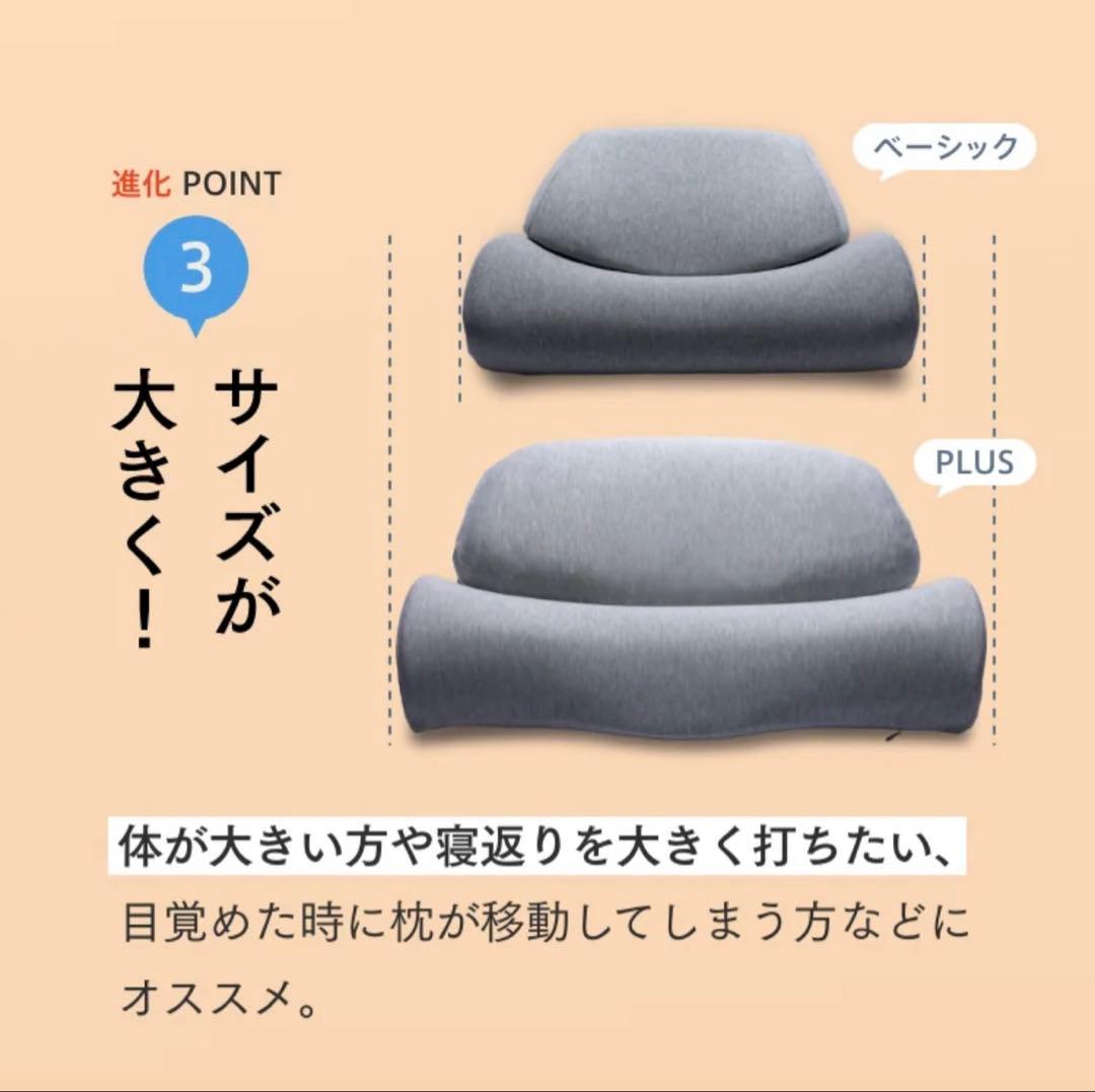 CALQS 【首と肩のことだけを考えたダブル枕PLUS】【PDP01-SA】