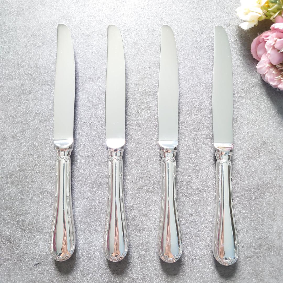 美品 クリストフル リュバン デザートナイフ 4点