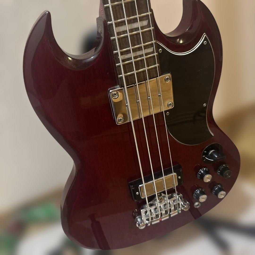 Epiphone SGベース EB-3 赤