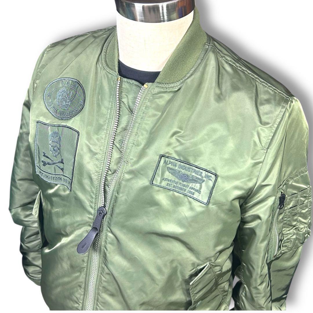 ‼️美品‼️ALPHA INDUSTRIES フライトジャケット MA-1